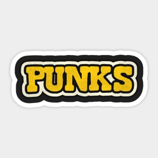 The Punks - The Warriors Movie Sticker